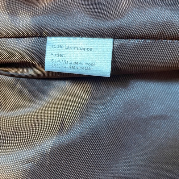 Akris Lambs leather Brown Jacket US 12 - Picture 8 of 13
